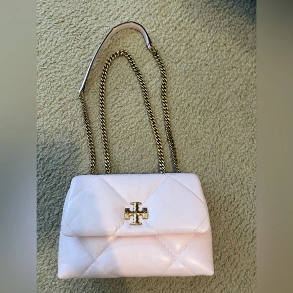 Tory Burch Blush Quilted Kira Shoulder Bag - Picture 1 of 9